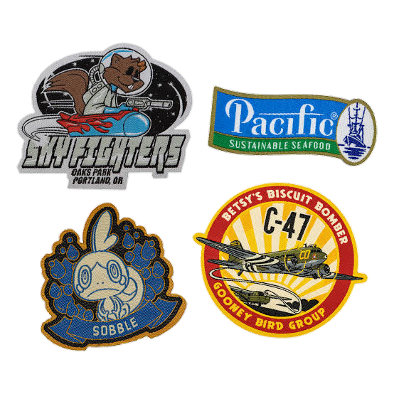 Os custom woven patches